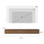 Crédence de rangement flottante l 78,74 po-100562770
