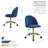 Ganey Velvet Task Chair-724784661