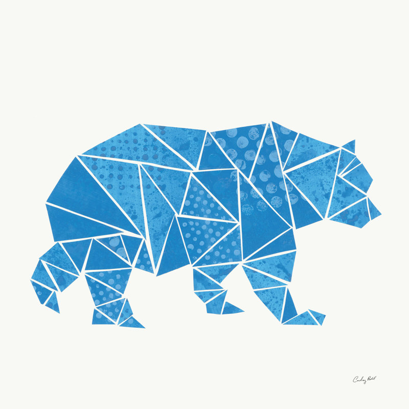 Animal géométrique I, H 36 po x l 36 po x P 1,25 po