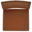 Chaise avec accoudoirs en cuir fleurie l 26,4 po Sarah-1669412448-1669412461