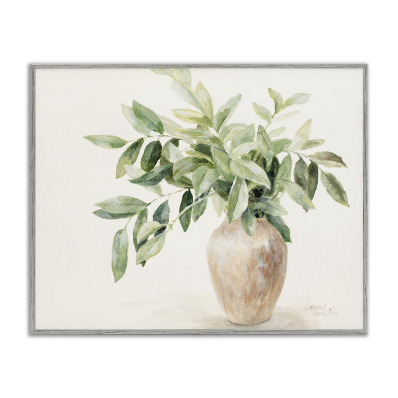 «Ivy Pott Plant», art de la giclée encadrée par Lanie Loreth, Estampe numérique Farmhouse, H 11 po x l 14 po