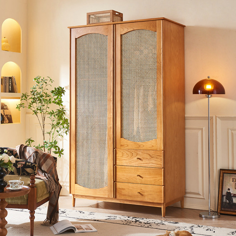 Modern Minimalist Two-door Wardrobe