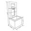 Moderne Column Fountain with Light-13915317