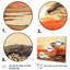 Orange, jaune, paysage africain, impressions sur toile-413908709-413908717