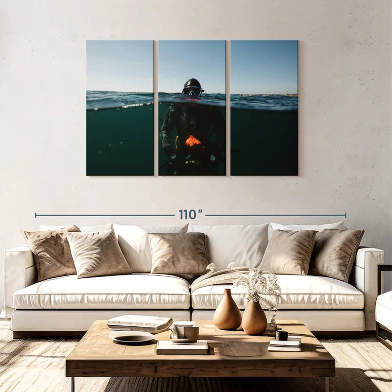 Sea Diver, 48" H x 74" W
