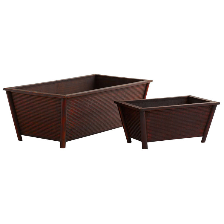 Mengjie Wood Elevated Planter