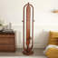 Miroir ovale en bois massif