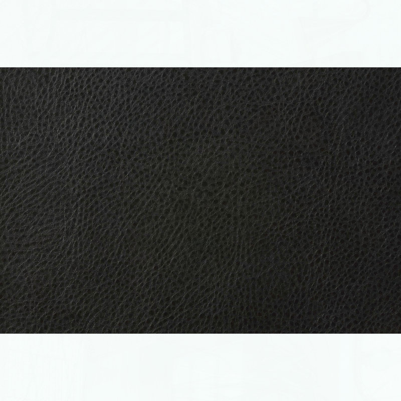 Fauteuil rétro en similicuir noir