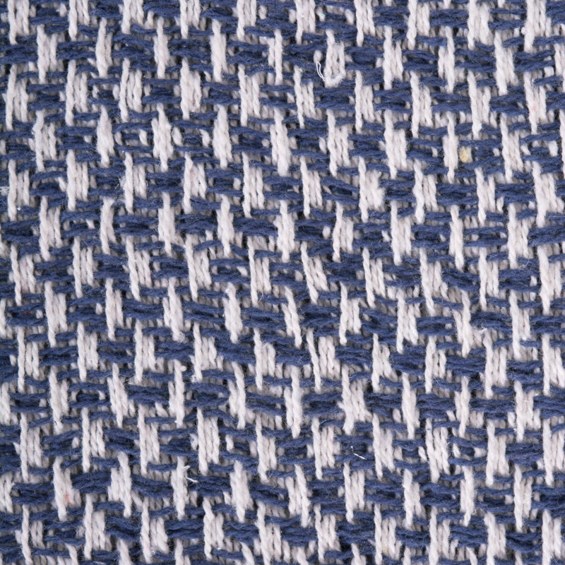 Jeté en coton , Bleu nautique