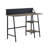 Rustic Oak Writing Desk With Black Finished Legs | Gift Idea