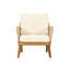 Chaise de patio avec coussins Varian