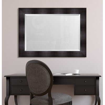 Miroir mural à cadre en résine expresso