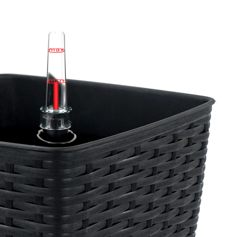 2 Self-Watering Bin - Handmade Square, Keep Plants Hydrated Easily, Design Jar Promote Plant Development, Weather Container