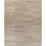 Odessa Hand Knotted Wool Area Rug in Beige