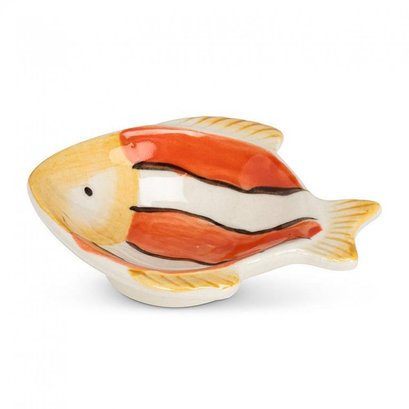 Plat à poisson rayé