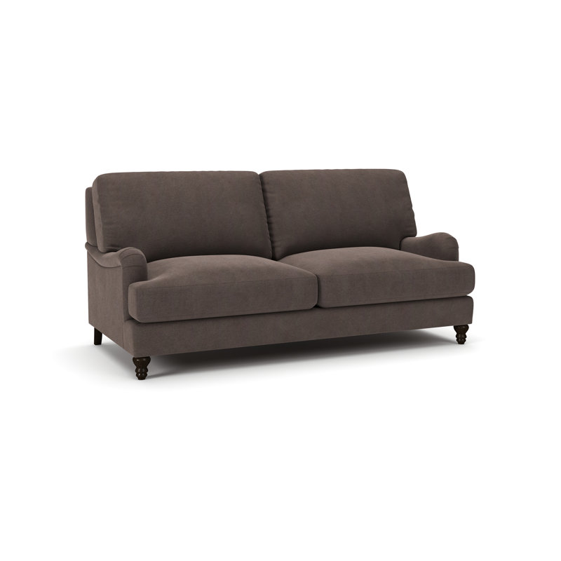 Walters Upholstered 82'' Sofa, Bella Ash Performance Velvet