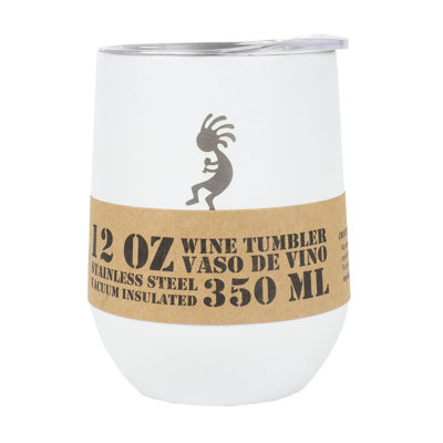 Verre à vin 12 onces en acier inoxydable isolé sous vide