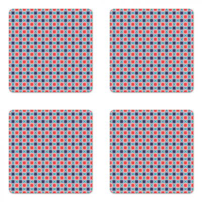 Square 4 Piece Coaster Set