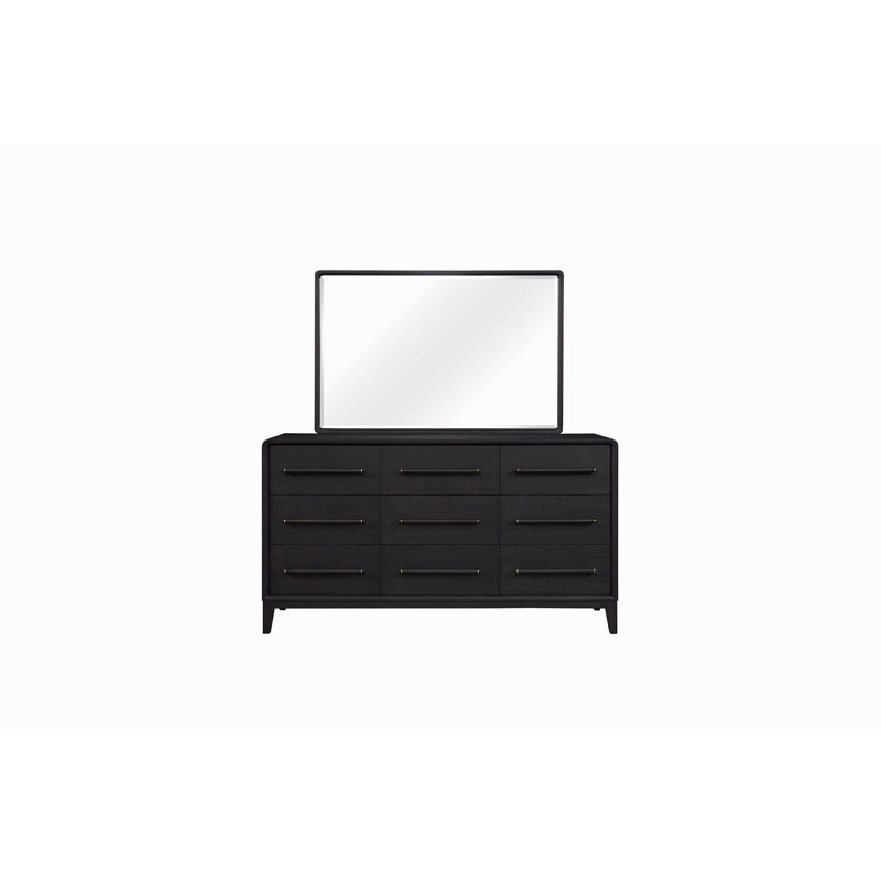 Miroir rectangulaire en bois