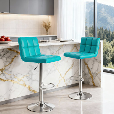 Tabouret de bar pivotant à hauteur réglable Stallcup