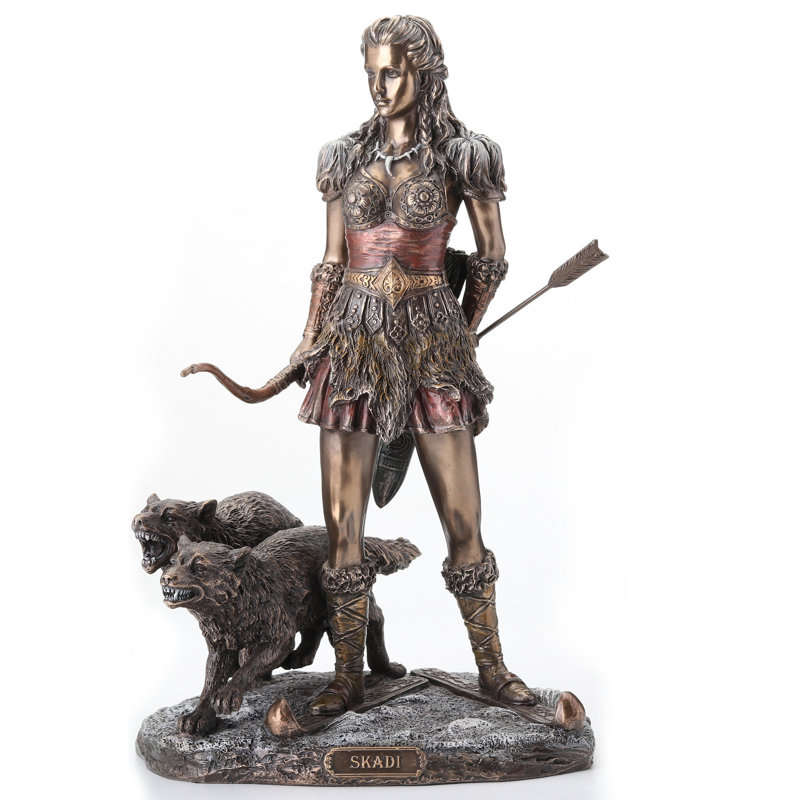 Résine en poly 10,83 po H Skadi