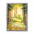 Impression argent sur toile encadrée