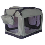 Collapsible Soft-Sided Crate with 2 Doors