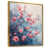 Toile avec cadre flottant or