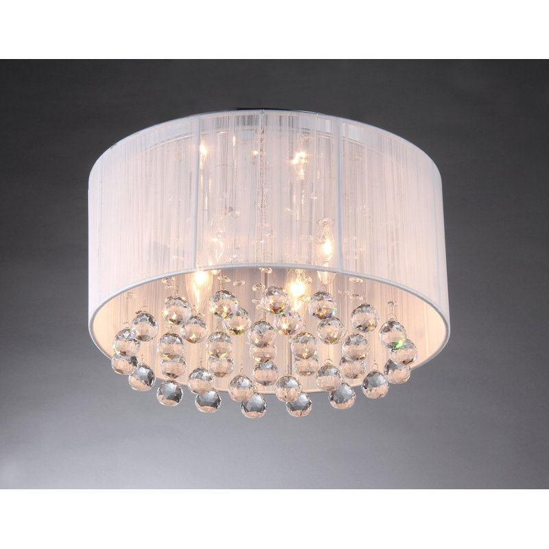 Carterville Crystal Flush Mount