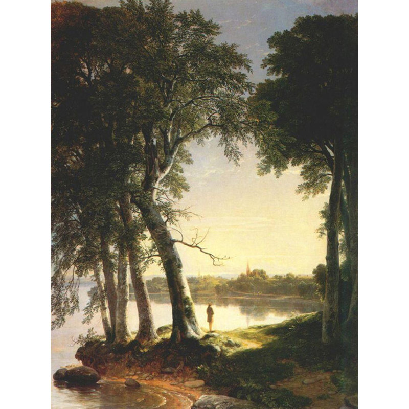 Tôt le matin au printemps froid, 1850, H 24 po x l 18 po