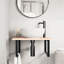 Ashvi 60cm Solid Wood Bathroom Vanity Top-719718119