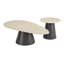 Ensemble de table basse Reyes (2 pièces) Naturel et noir