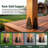 12 Ft. X 20 Ft. Cedar Framed Patio Gazebo With Dual Metal Hardtop Roof