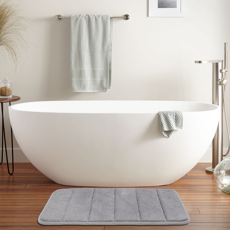 Non-Slip Bath Mat, Single- 80cm  L x 50cm W