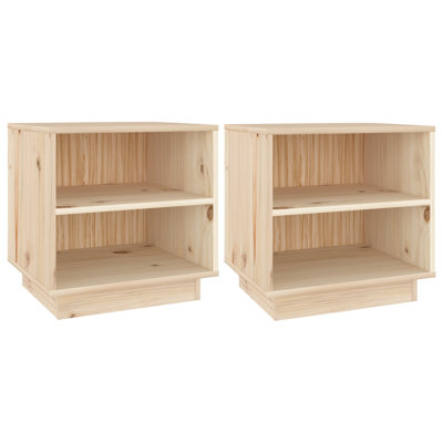 Moncton 40cm W Solid Wood Bedside Table