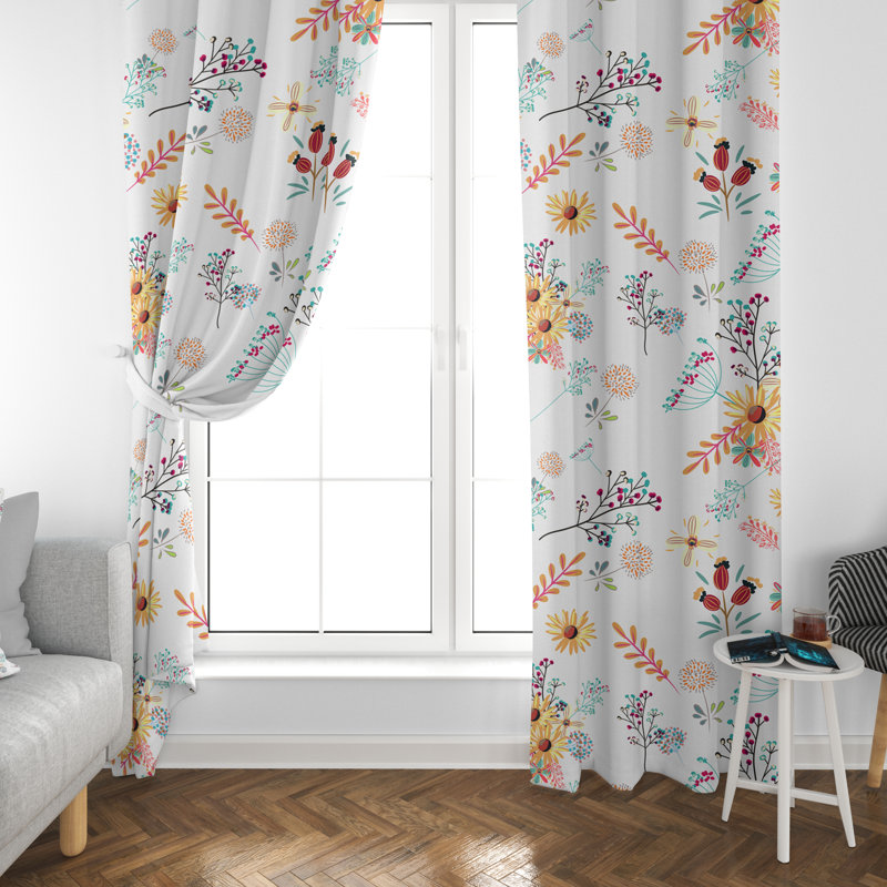 Kapteyn Room Darkening Curtain Pair, 40" W x 52" L