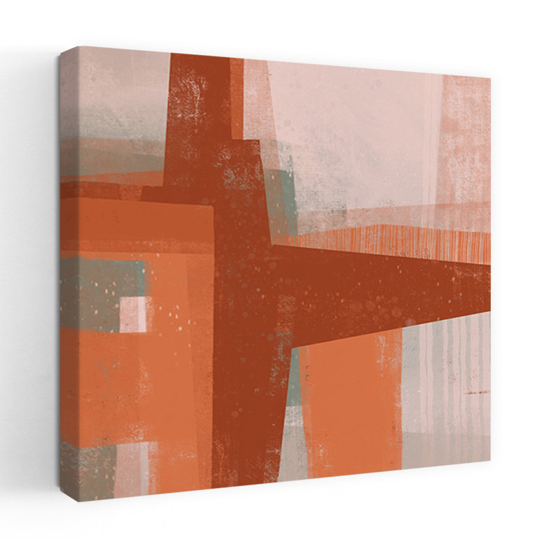 Art contemporain, art contemporain abstrait, H 18" x l 18"