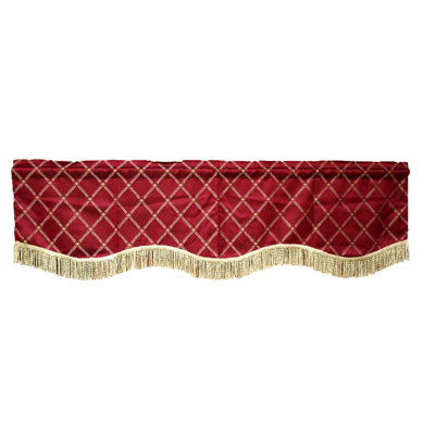 Bedford Geometric Scalloped Window Valance