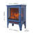 17" Freestanding Electric Fireplace-1067645536
