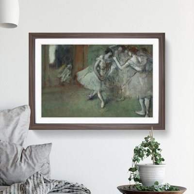 A Group of Ballet Ballerina Dancers by Edgar Degas - Picture Frame Painting