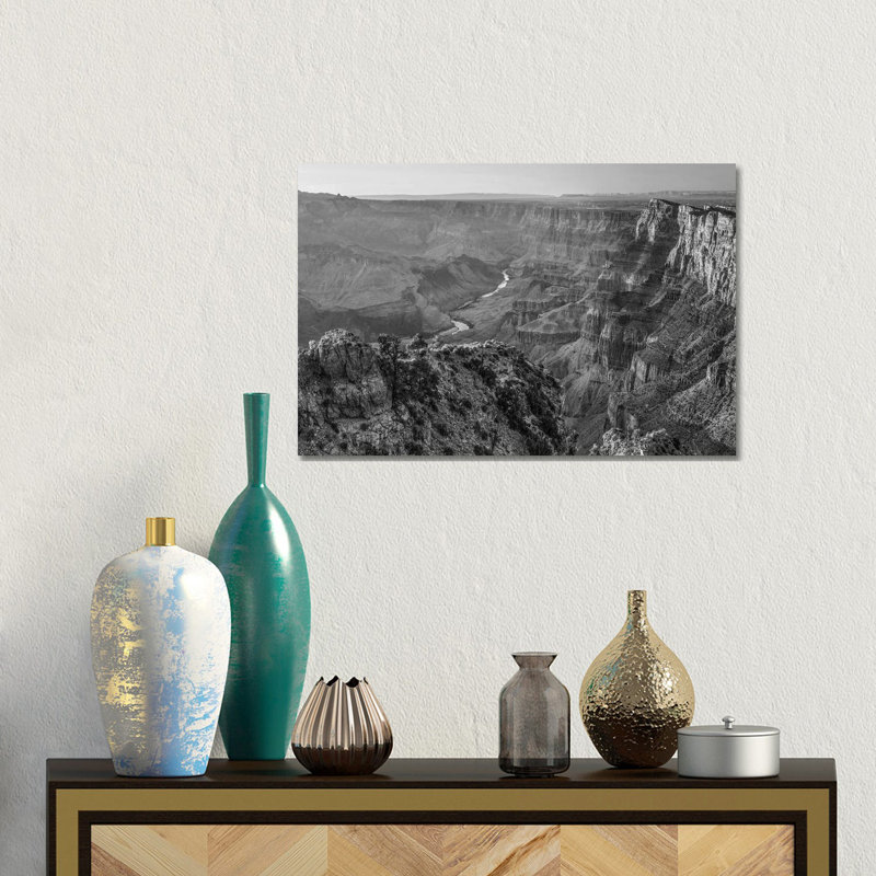 Comanche Point from Desert View Overlook, South Rim, Grand Canyon National Park, Arizona, USA. 1 Piece Wall Art on Canvas