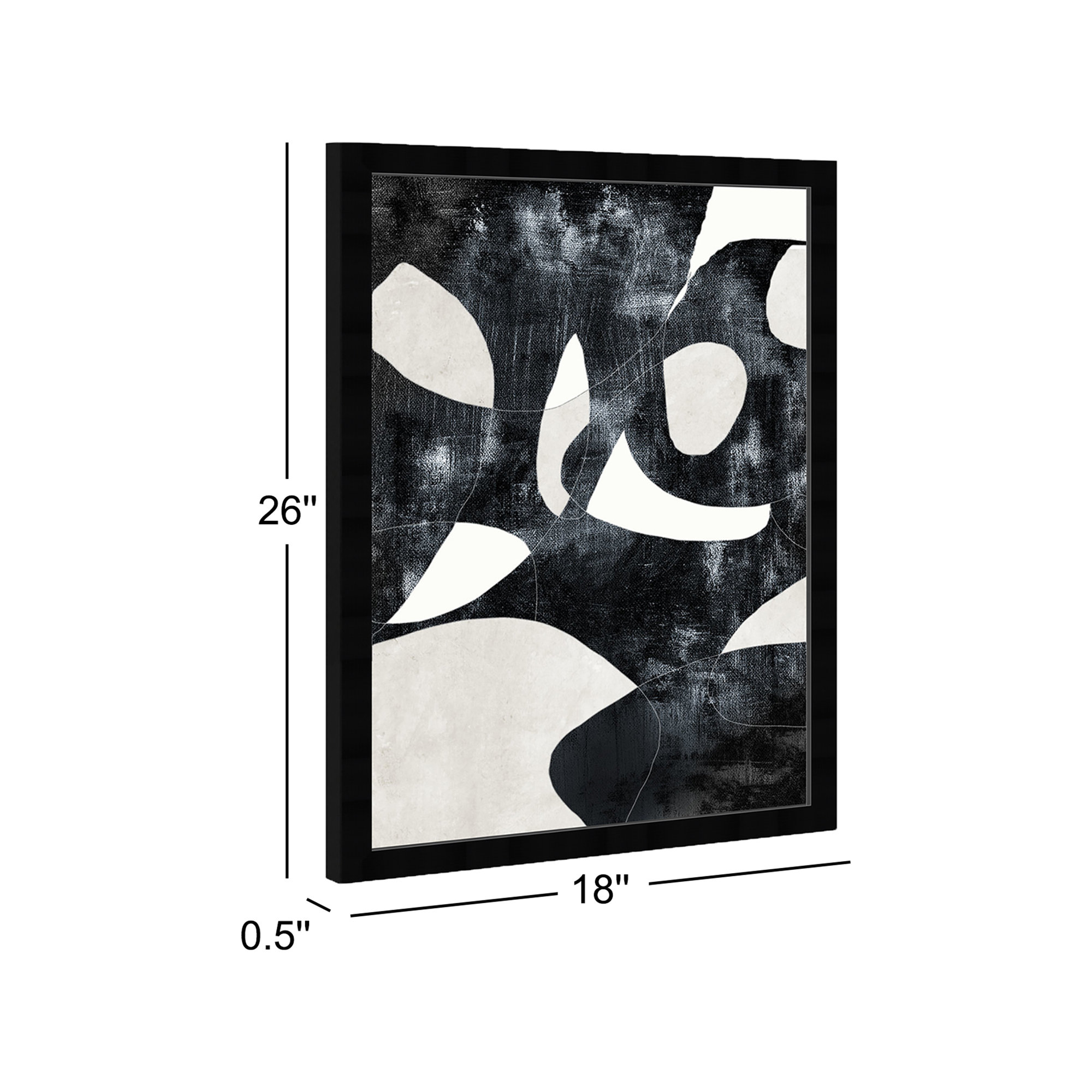 All Of Me by Oliver Gal, 26" H x 18" W, Black Framed