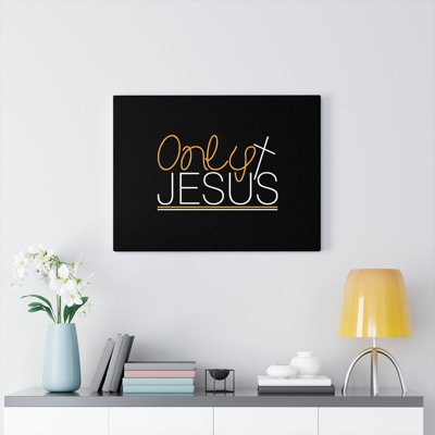 Only Jesus - Wrapped Canvas Print