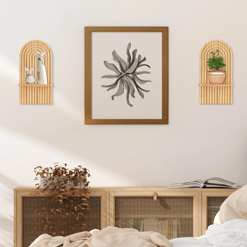 Wood Wall Sconce, Natural
