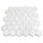 Thassos 2" x 2" Marble Honeycomb Mosaic Wall & Floor Tile-36949846