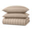Bedroom Microfiber Striped Duvet Cover Set with Pillowcases Included-120238777-120238778