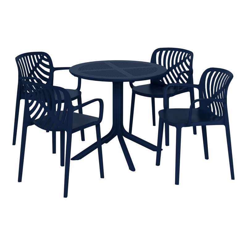 Ensemble repas extérieur pour 4 personnes, Marine