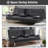Wayd 66'' Faux Leather Tufted Convertible Futon – Stylish and Compact Small Futon Chair, Perfect Futon for Any Space-1918177037