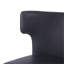 28 tabourets de bar à hauteur de comptoir de 28 po, 2 chaises rembourrées en cuir de polyuréthane noir avec structure en métal robuste et repose-pieds pour la salle à manger, tabourets de 2