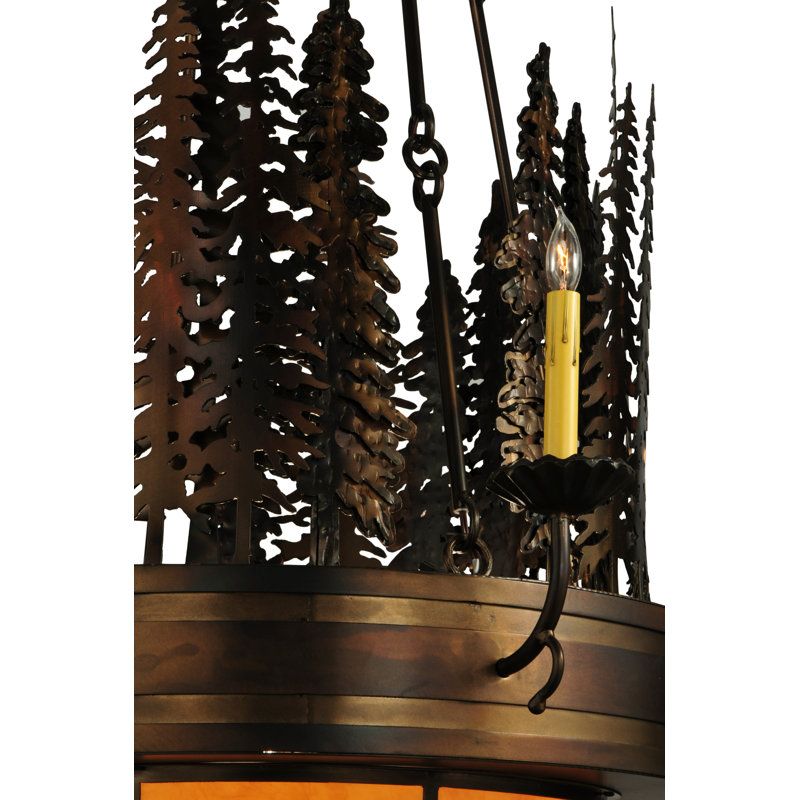 Rustic Lodge 17 - Light Chandelier